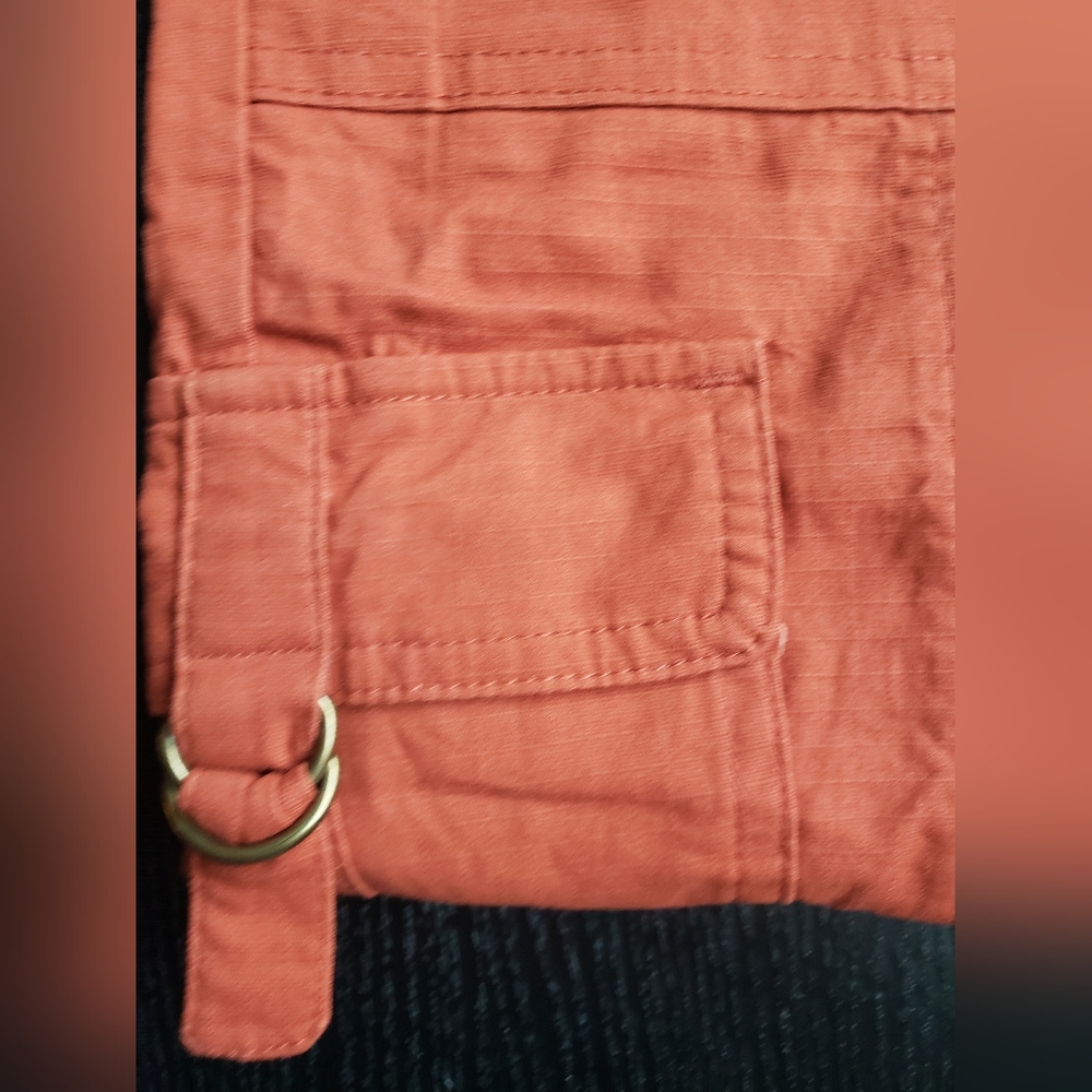 Ruby Rd Orange Capris Size 4P - Picture 3 of 6